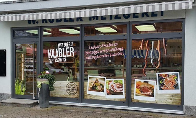 Metzgerei Kübler Rosengarten Westheim